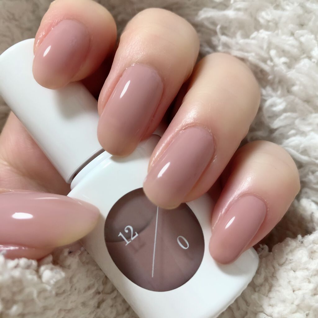 カラーベースコート ゼロ/uka/オールインワンネイルを使ったクチコミ(2枚目)