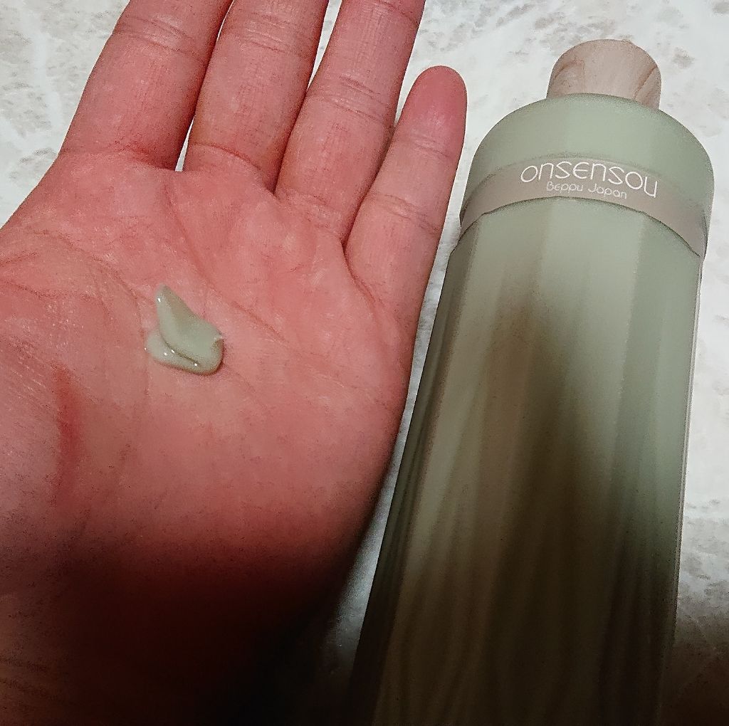 温泉藻配合頭皮ケアシャンプー／トリートメント/ONSENSOU/市販シャンプーを使ったクチコミ（3枚目）