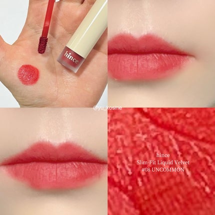 スリムフィットリキッドベルベット/hince/口紅を使ったクチコミ(5枚目)