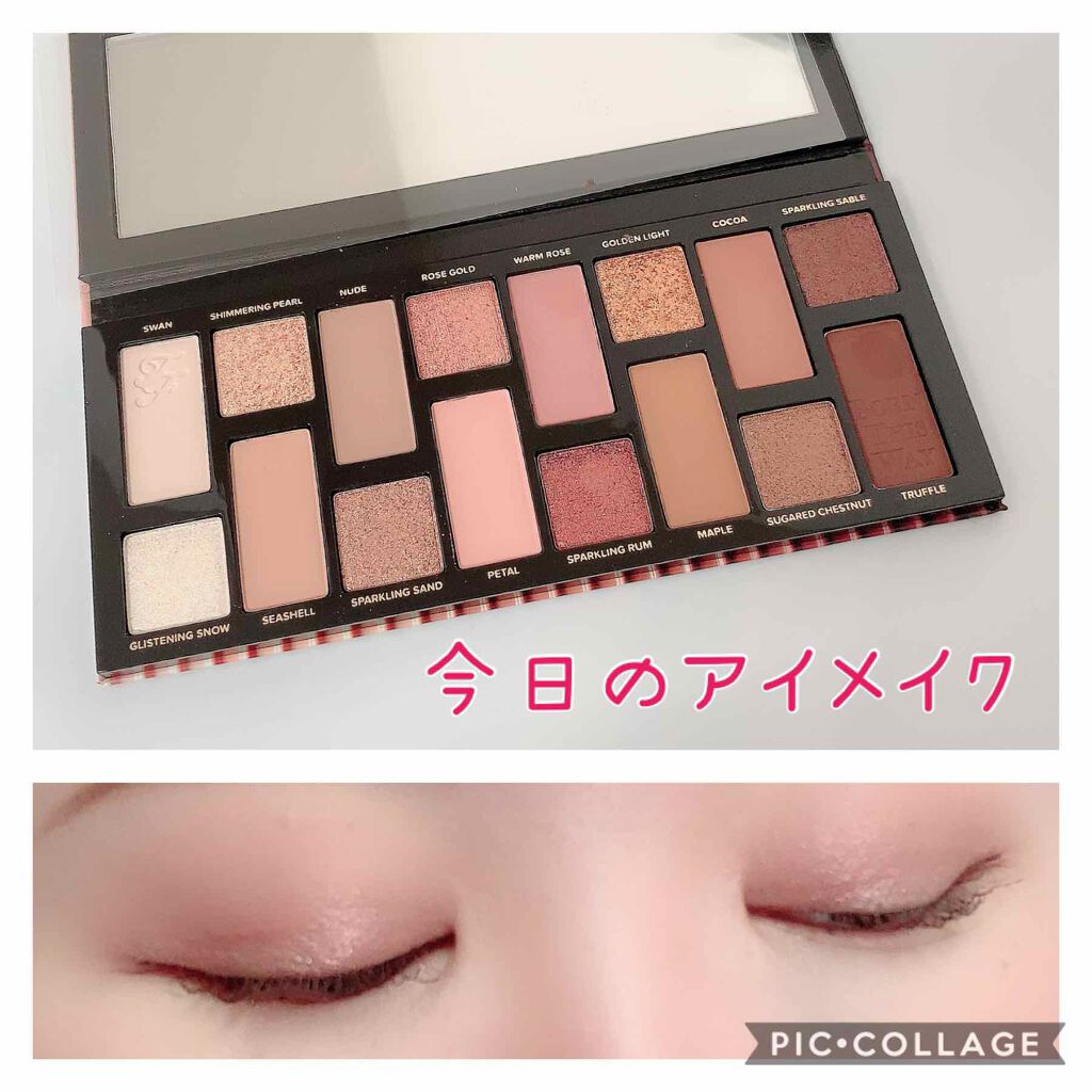 ボーン ディス ウェイ ザ ナチュラル ヌード アイシャドウ パレット/Too Faced/アイシャドウパレットを使ったクチコミ(1枚目)