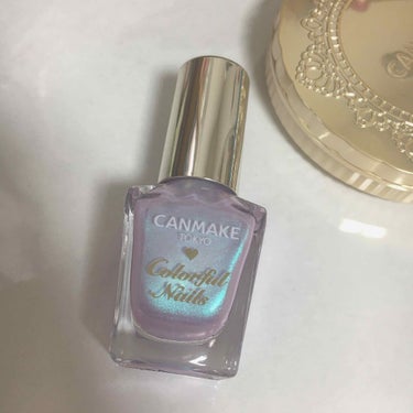 CANMAKE
Colorful Nails
mistydream🦄

パープルに水色のラメが入っています
1度塗りだと色ムラなど分かりにくいので
よくお出かけ前にささっと塗ってます！
とてもかわいい色