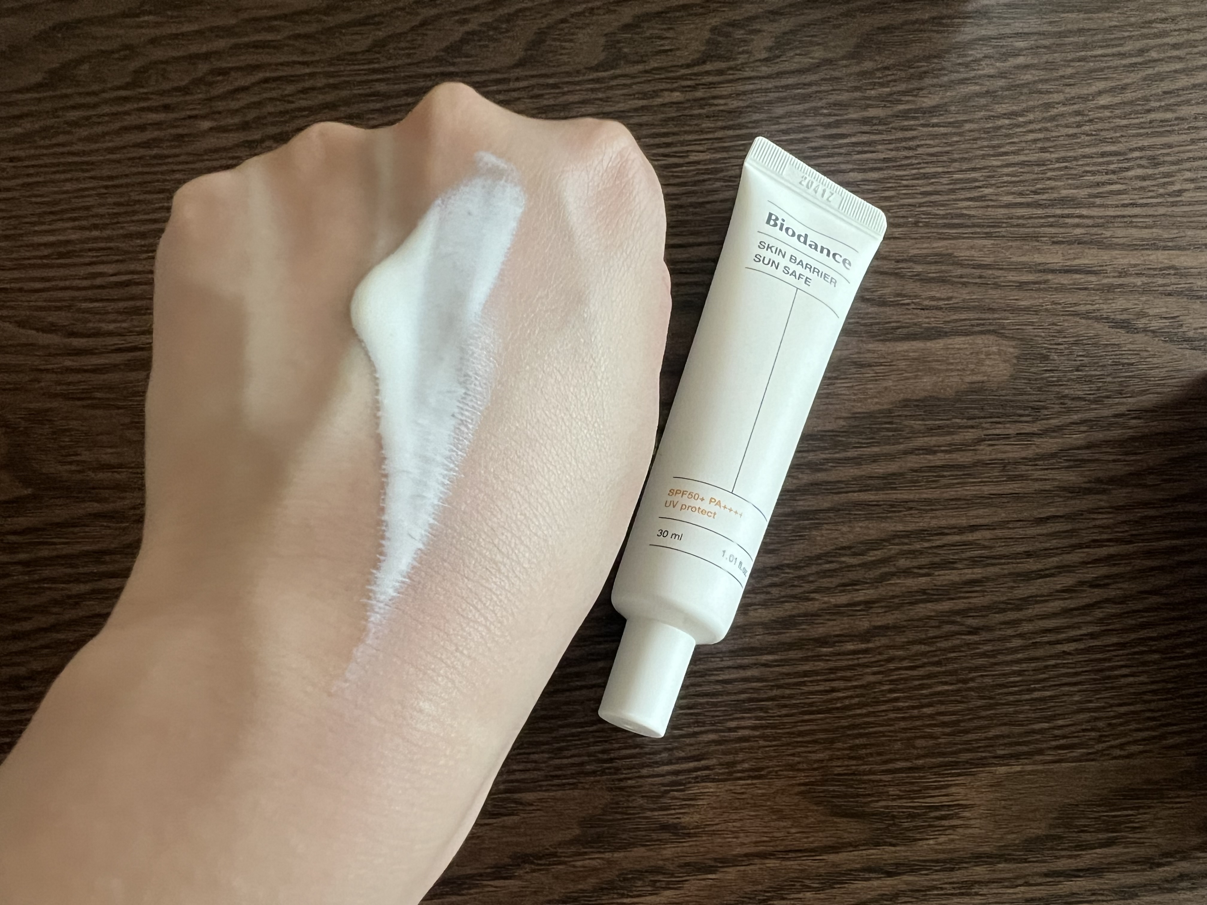 スキンバリア サンセーフ/Biodance/日焼け止めクリームを使ったクチコミ（1枚目）
