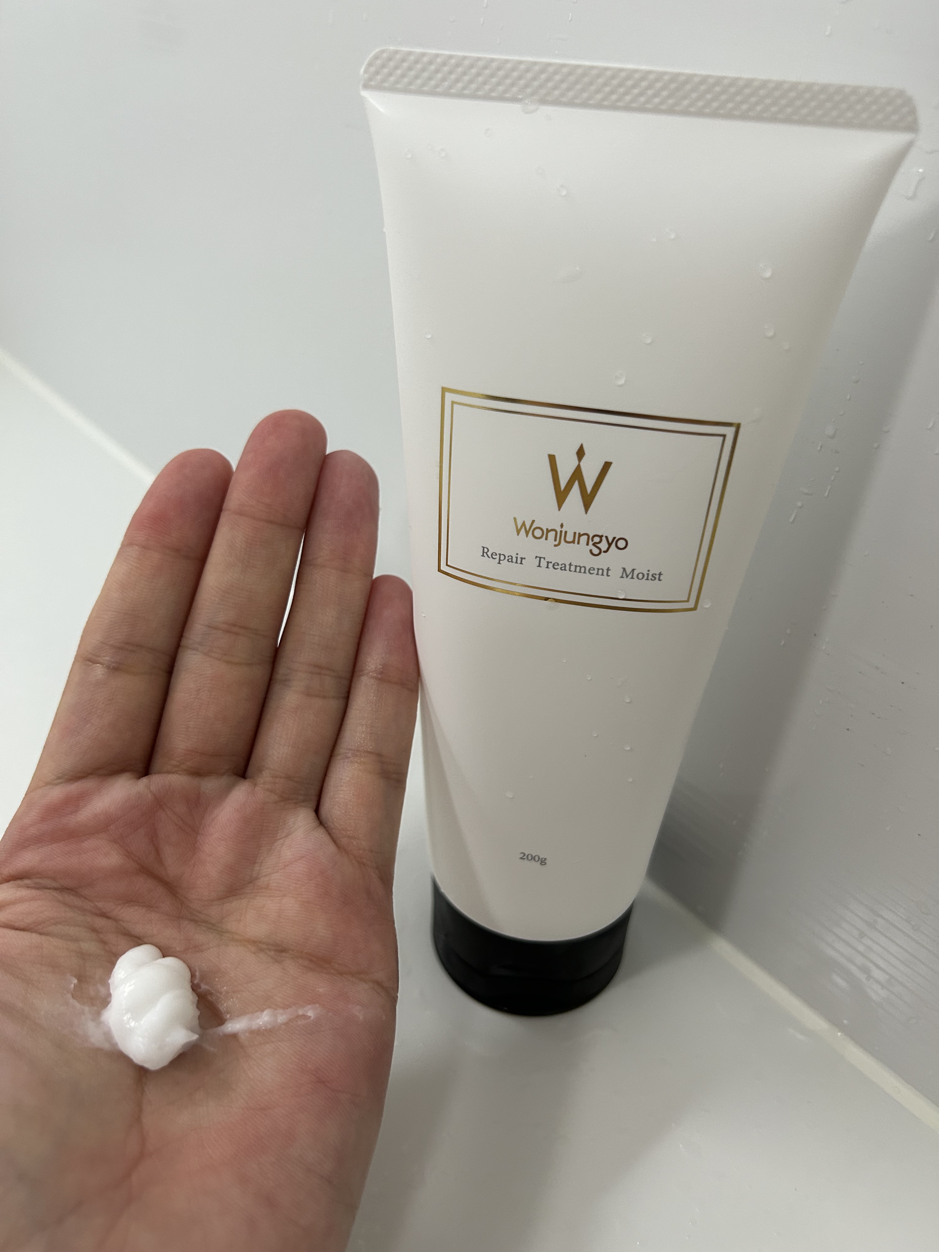ウォンジョンヨ リペアシャンプー モイスト／リペアトリートメント モイスト/Wonjungyo/市販シャンプーを使ったクチコミ（3枚目）