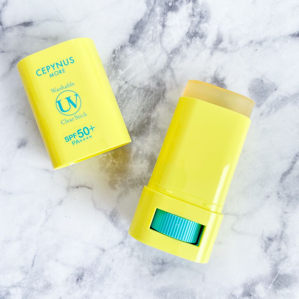 ウォッシャブル UV クリアスティック/CEPYNUS MORE(セピナス モア)/日焼け止めスティックを使ったクチコミ（2枚目）