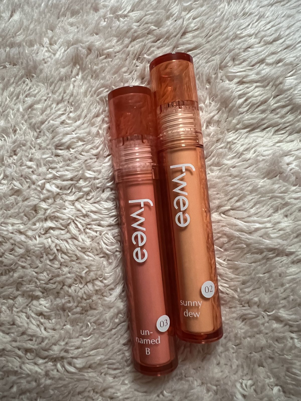 フィークッションガラス 1.5 ピーチガラス/fwee/クッションファンデーションを使ったクチコミ（2枚目）