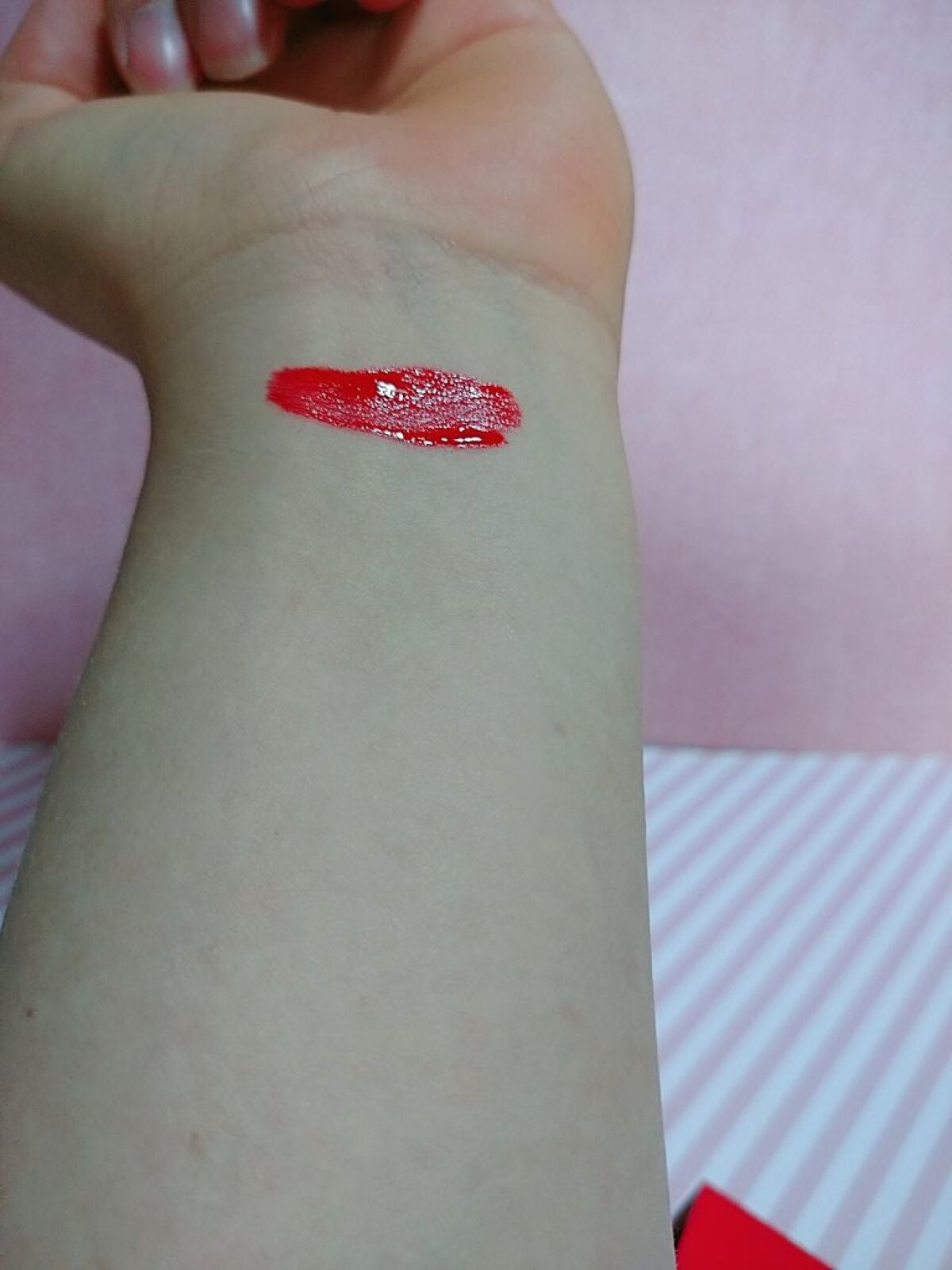 ジューシーライアー ウォーターティント/lilybyred/リップティントを使ったクチコミ(2枚目)