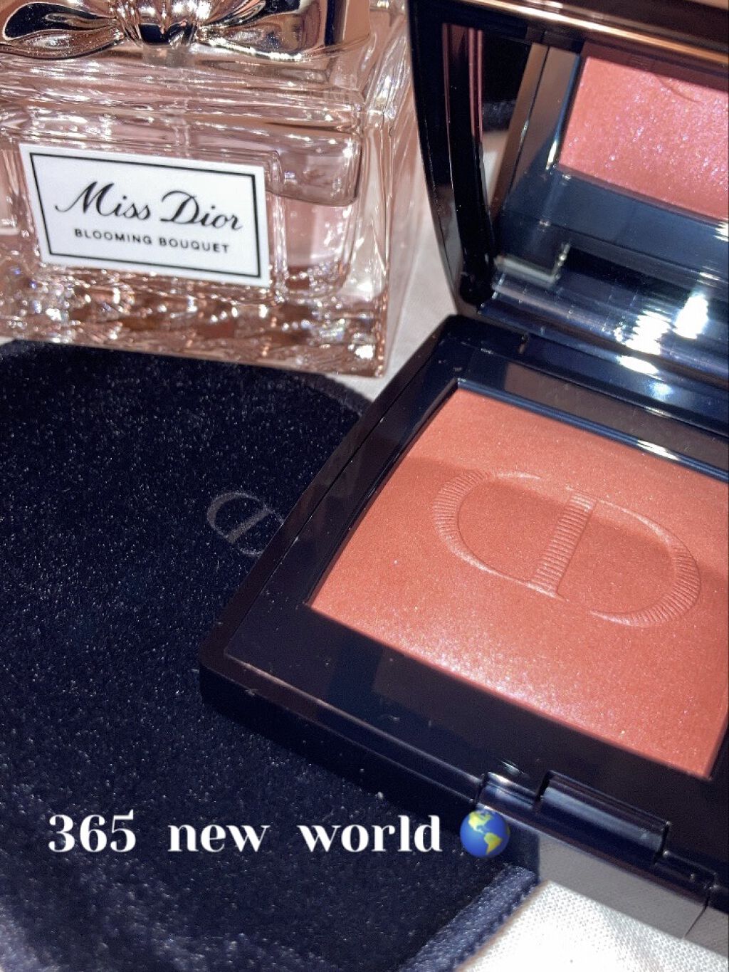 【旧】ディオールスキン ルージュ ブラッシュ 365 ニュー ワールド/Dior/パウダーチークを使ったクチコミ（1枚目）