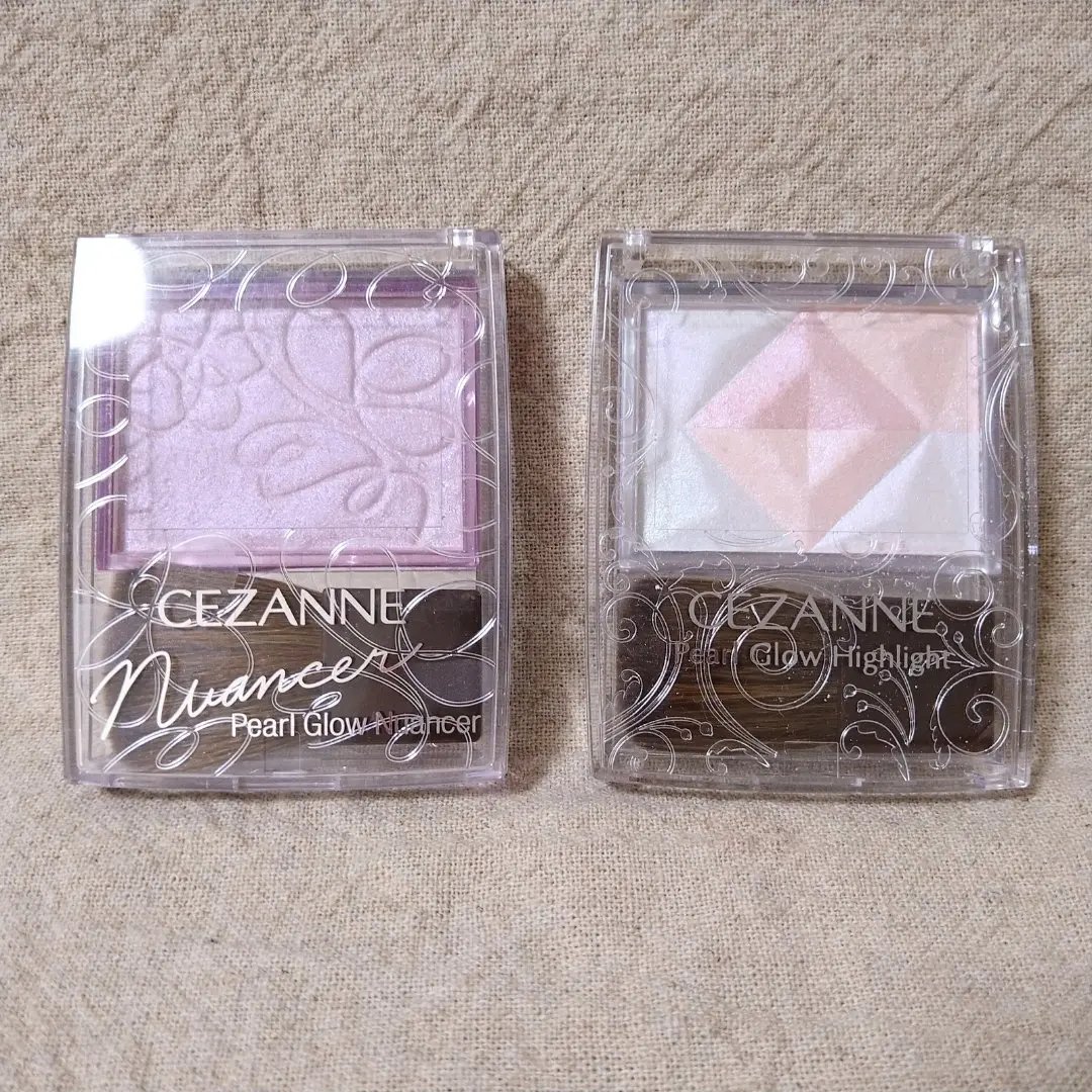 パールグロウニュアンサー/CEZANNE/パウダーハイライトを使ったクチコミ（1枚目）
