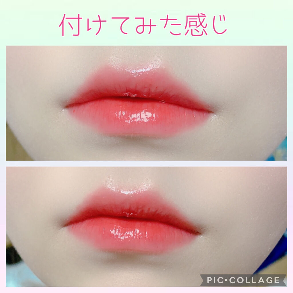 ホリカホリカ ハートクラッシュグローティントエアー/HOLIKA HOLIKA/リップティントを使ったクチコミ（3枚目）