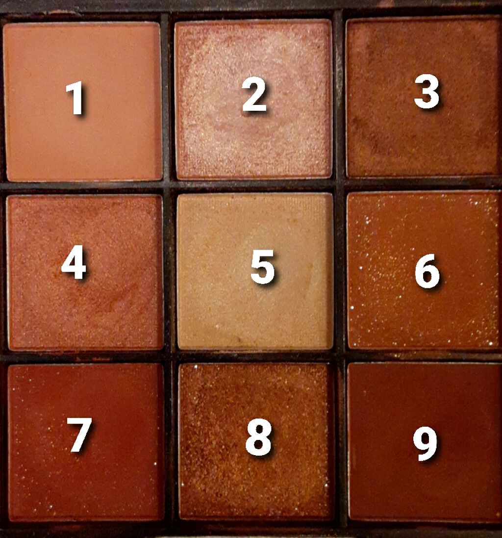 UR GLAM BLOOMING EYE COLOR PALETTE/U R GLAM/アイシャドウパレットを使ったクチコミ(2枚目)