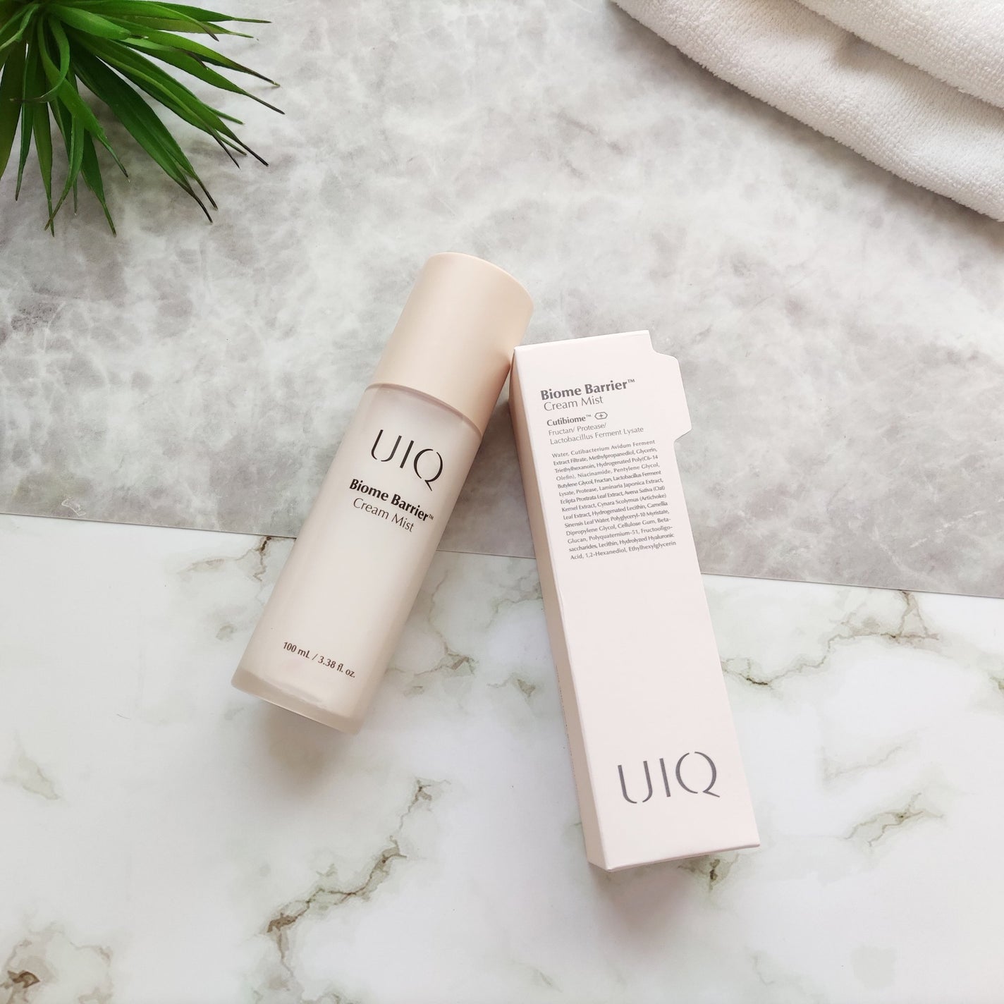 バイオームバリア クリームミスト/UIQ/ミスト状化粧水を使ったクチコミ(1枚目)