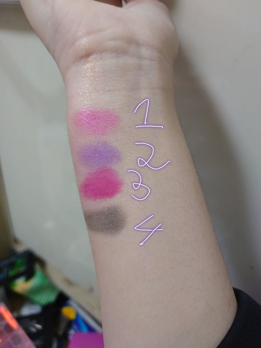 30COLORSEYESHADOWPALETTE/Dolly Angel/アイシャドウパレットを使ったクチコミ(2枚目)