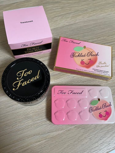 ティックルドピーチ ミニ アイシャドウ パレット/Too Faced/アイシャドウパレットを使ったクチコミ（1枚目）