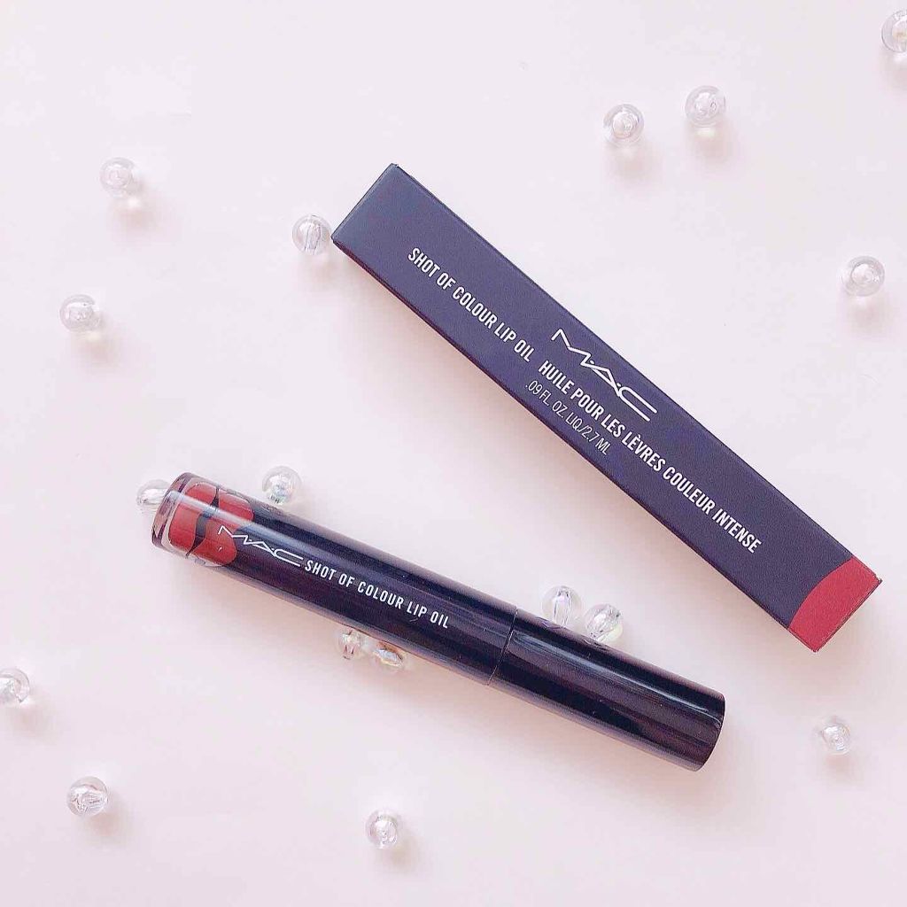 ショット オブ カラー リップ オイル エモーショナル アウトバースト/M・A・C/リップグロスを使ったクチコミ（1枚目）