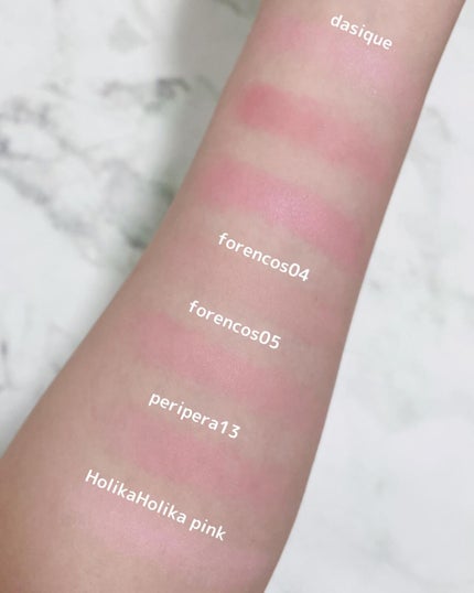 ピースマッチングチーク PK03 テンダーピンク/HOLIKA HOLIKA/パウダーチークの画像