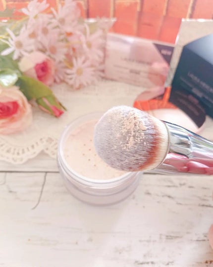 トランスルーセント ルース セッティング パウダー トーンアップ ローズ/ローラ メルシエ/ルースパウダーを使ったクチコミ(2枚目)