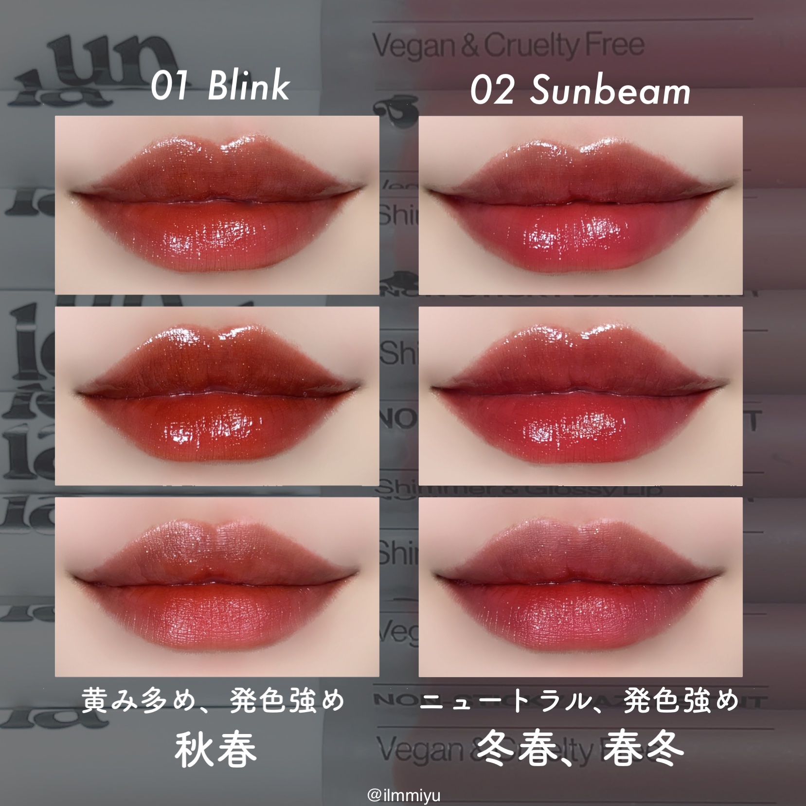 ノンスティッキーダズルティント フラミンゴ（並行輸入）/unleashia/リップティントを使ったクチコミ（3枚目）