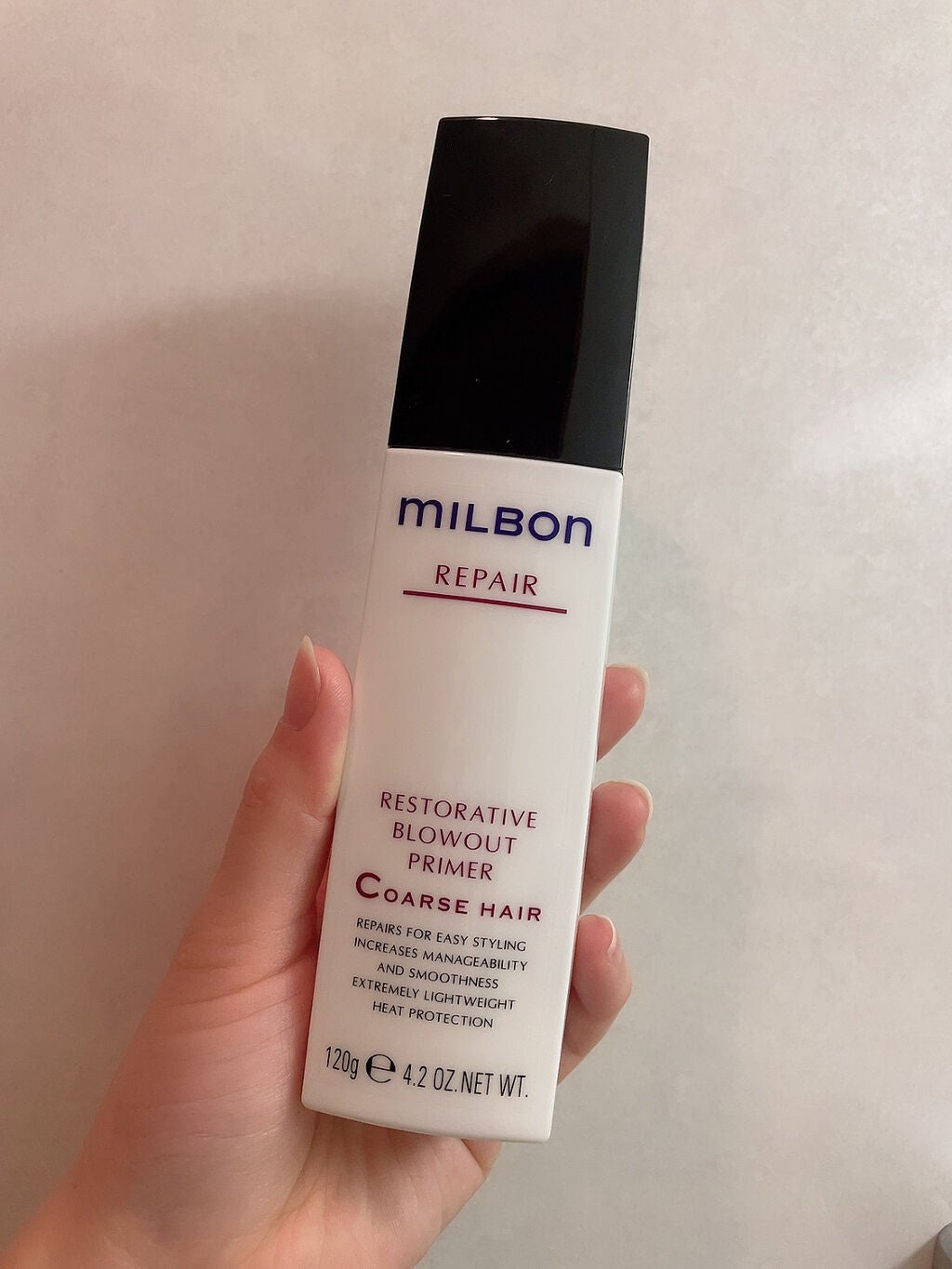 リストラティブ ブローアウトプライマー ファインヘア/ミルボン/ヘアミルクを使ったクチコミ(1枚目)