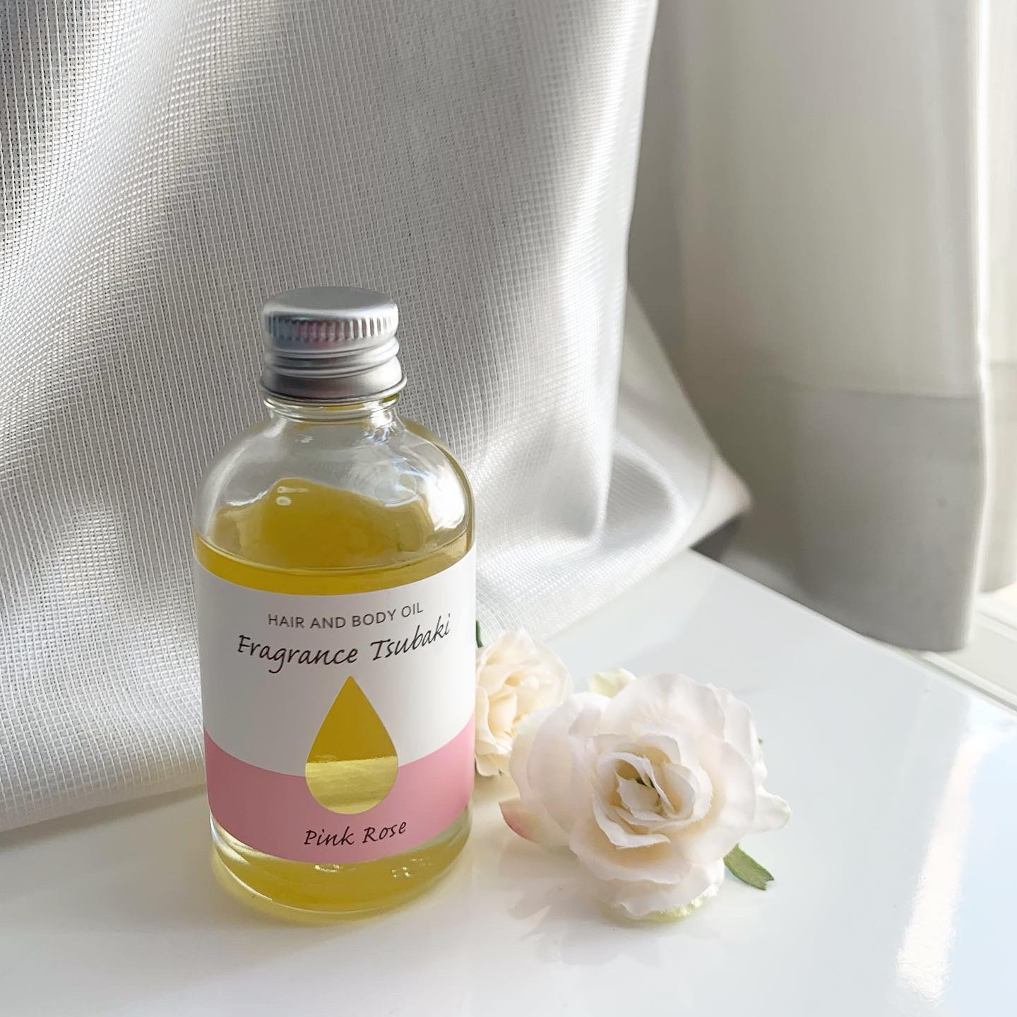 フレグランス椿オイル ピンクローズ/本島椿/香水(レディース)を使ったクチコミ（1枚目）