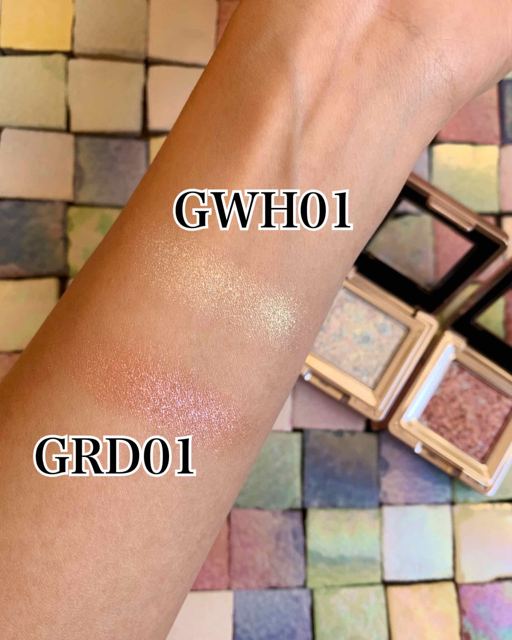 グリッタープリズム シャドウ/MISSHA/グリッターを使ったクチコミ（3枚目）