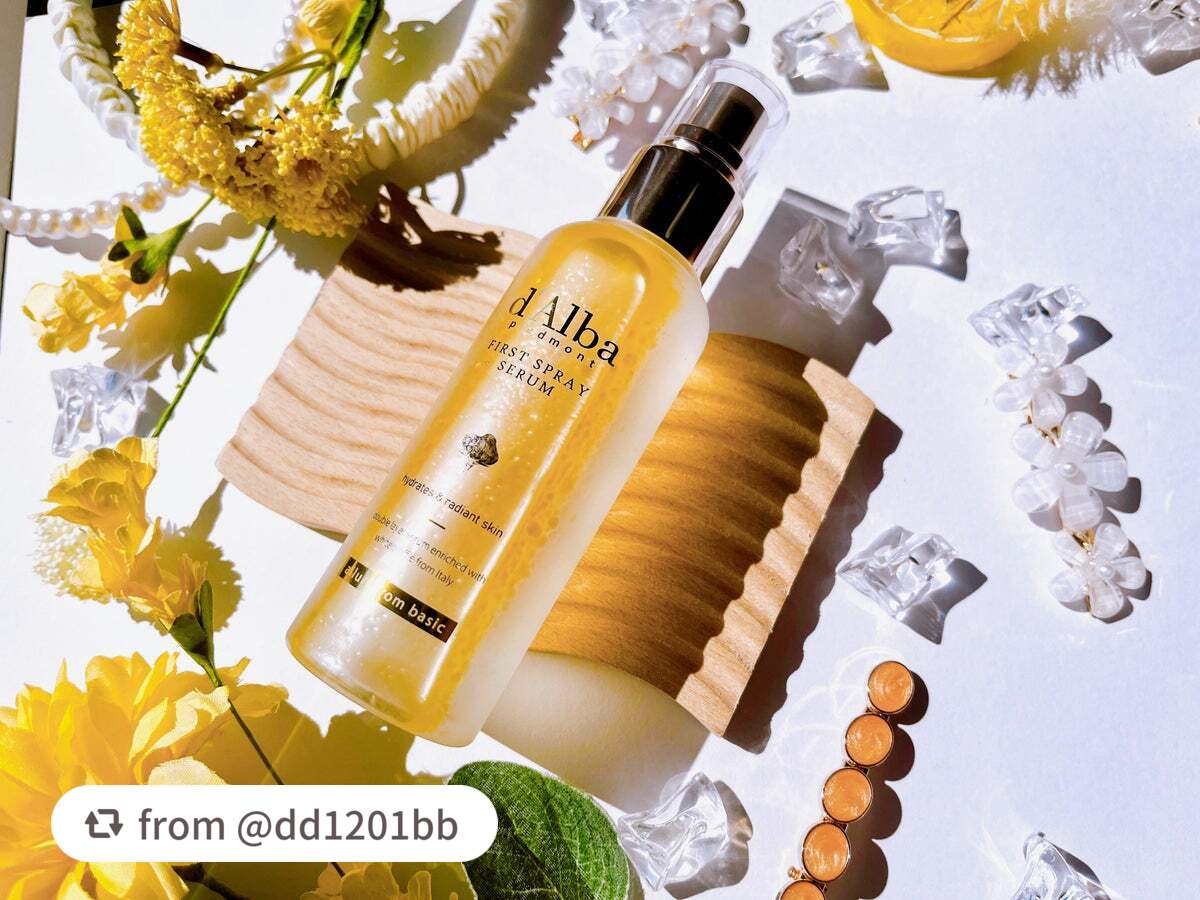 ダルバ ホワイトトリュフファーストスプレーセラム/ダルバ/ミスト状化粧水を使ったクチコミ(2枚目)