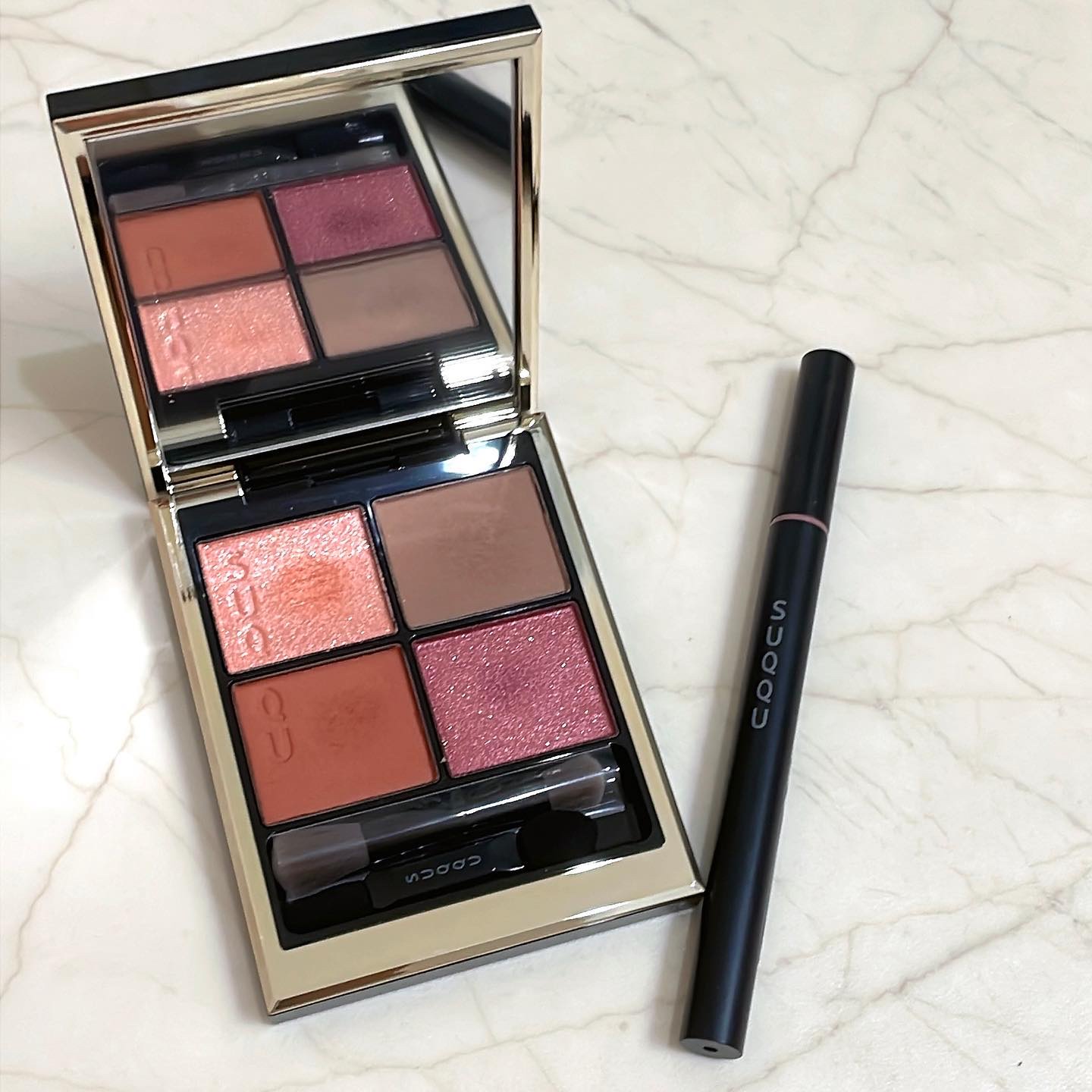 ニュアンス アイライナー 04 ボルドー/SUQQU/リキッドアイライナーを使ったクチコミ（1枚目）