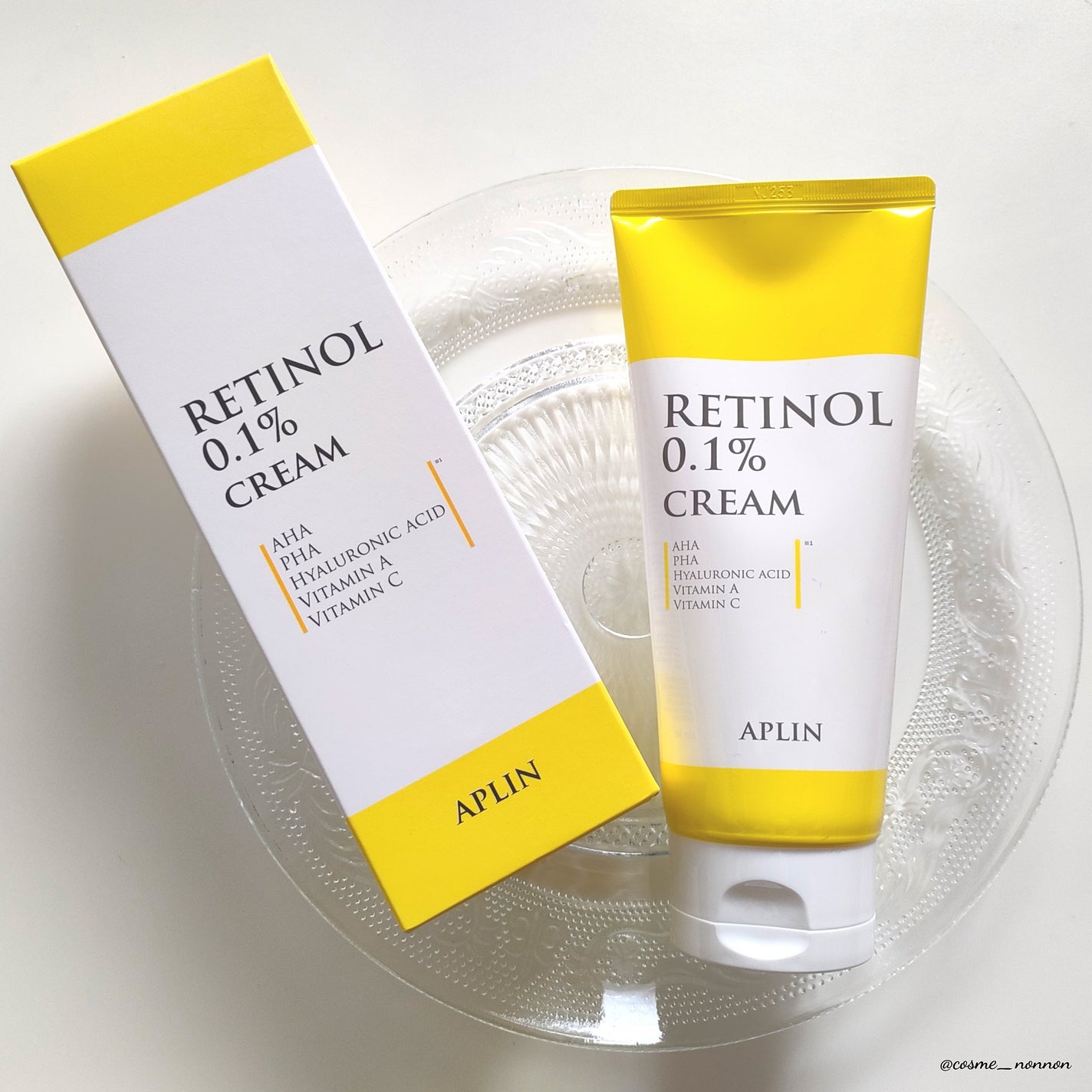 レチノール0.1クリーム/APLIN/フェイスクリームを使ったクチコミ(6枚目)