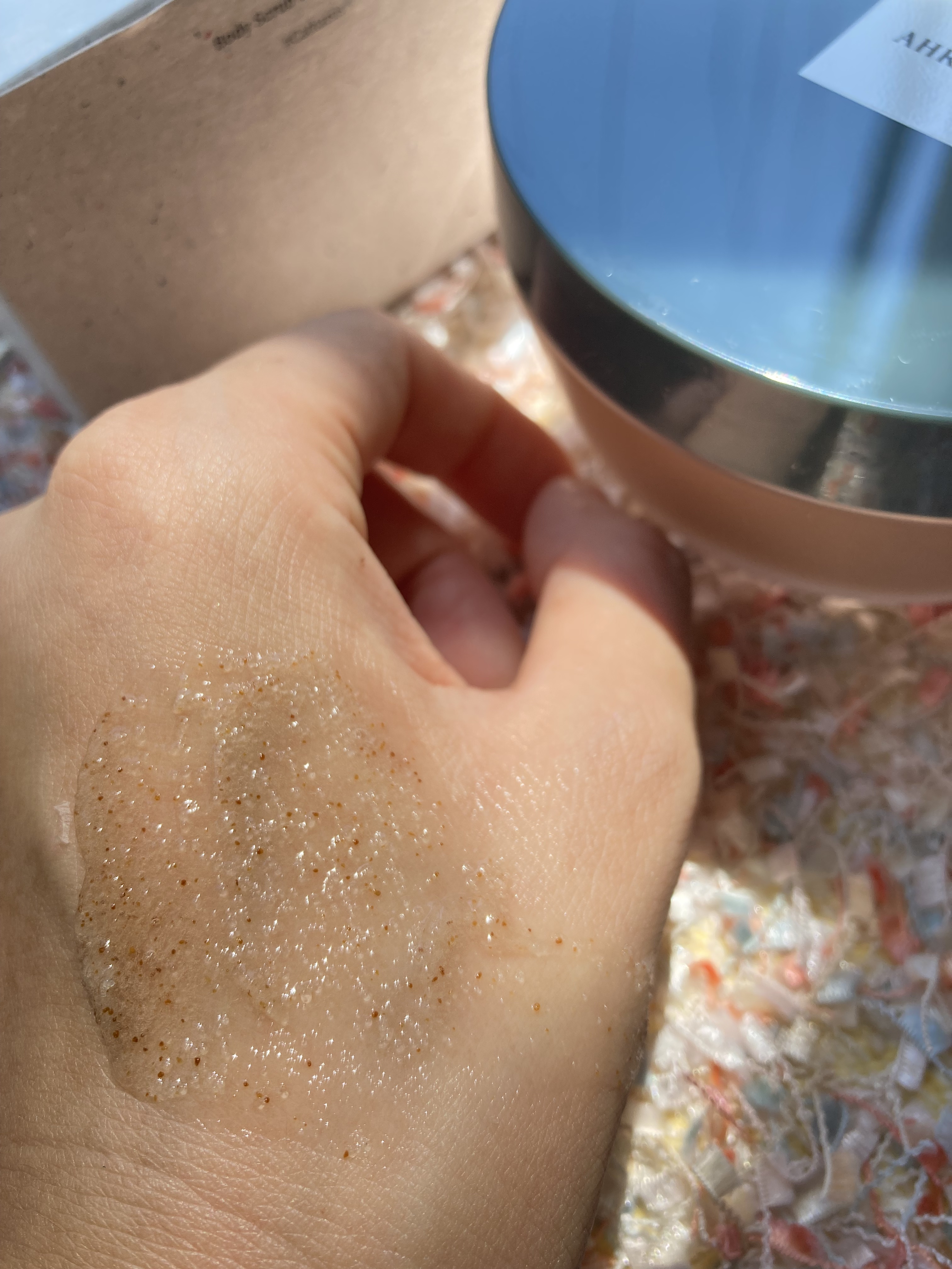 ボディスクラブ ブラッシャー モイスト/アーレス/ボディスクラブを使ったクチコミ（3枚目）