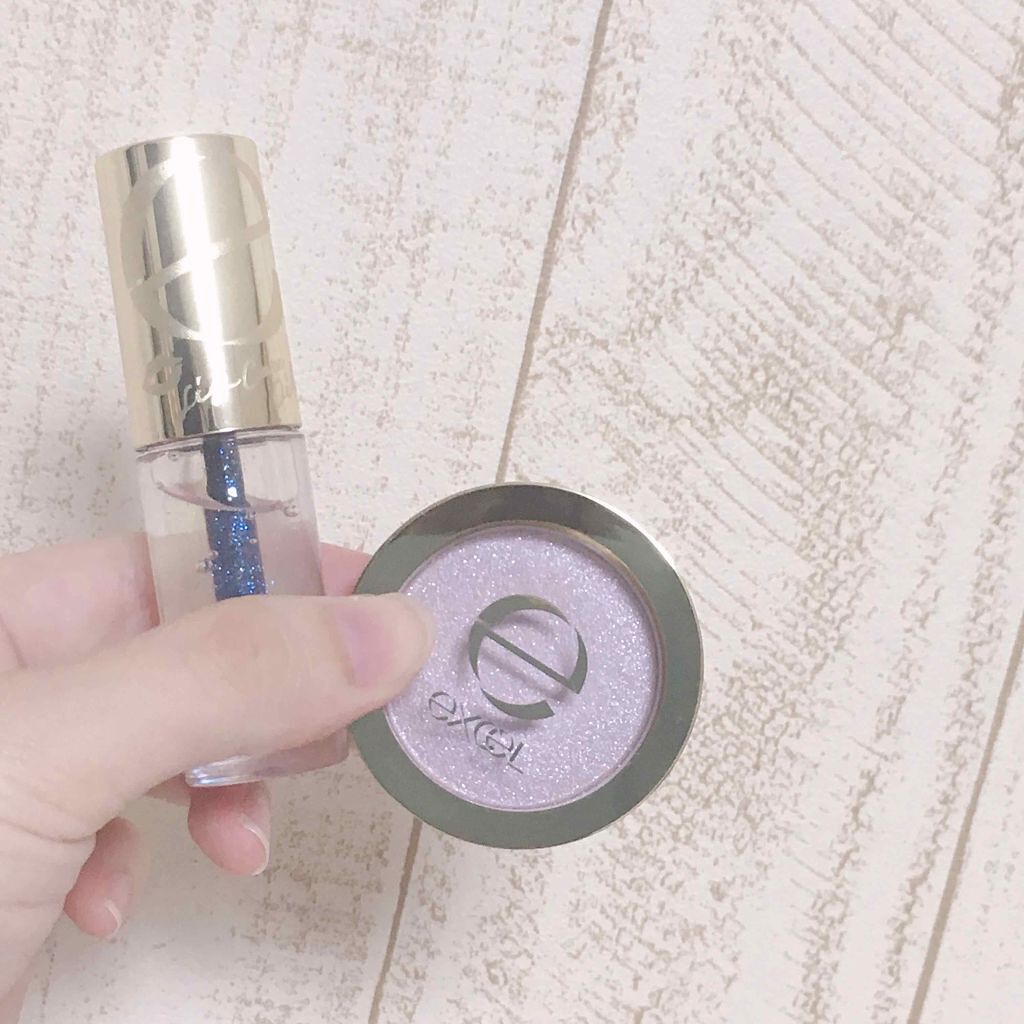 シャイニーシャドウ N/excel/単色アイシャドウを使ったクチコミ(4枚目)