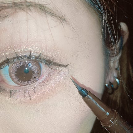 シルキーリキッドアイライナーWP/D-UP/リキッドアイライナーを使ったクチコミ(3枚目)