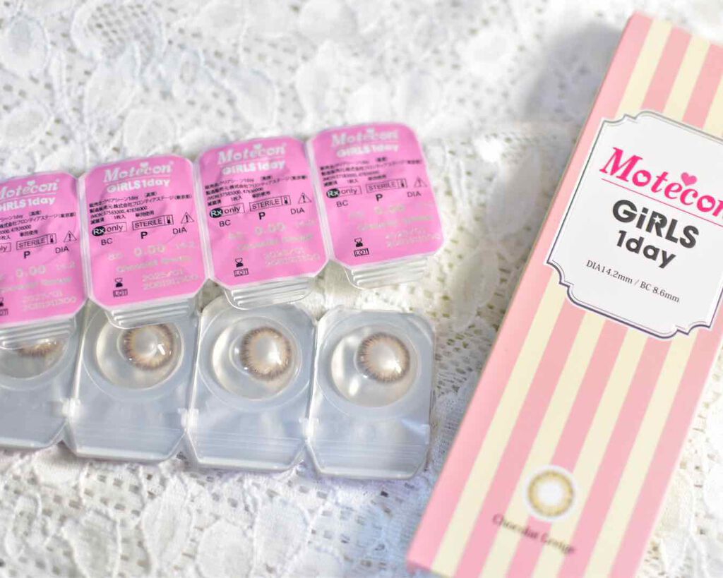 モテコン ガールズワンデー/モテコン/ワンデー(1DAY)カラコンを使ったクチコミ(2枚目)