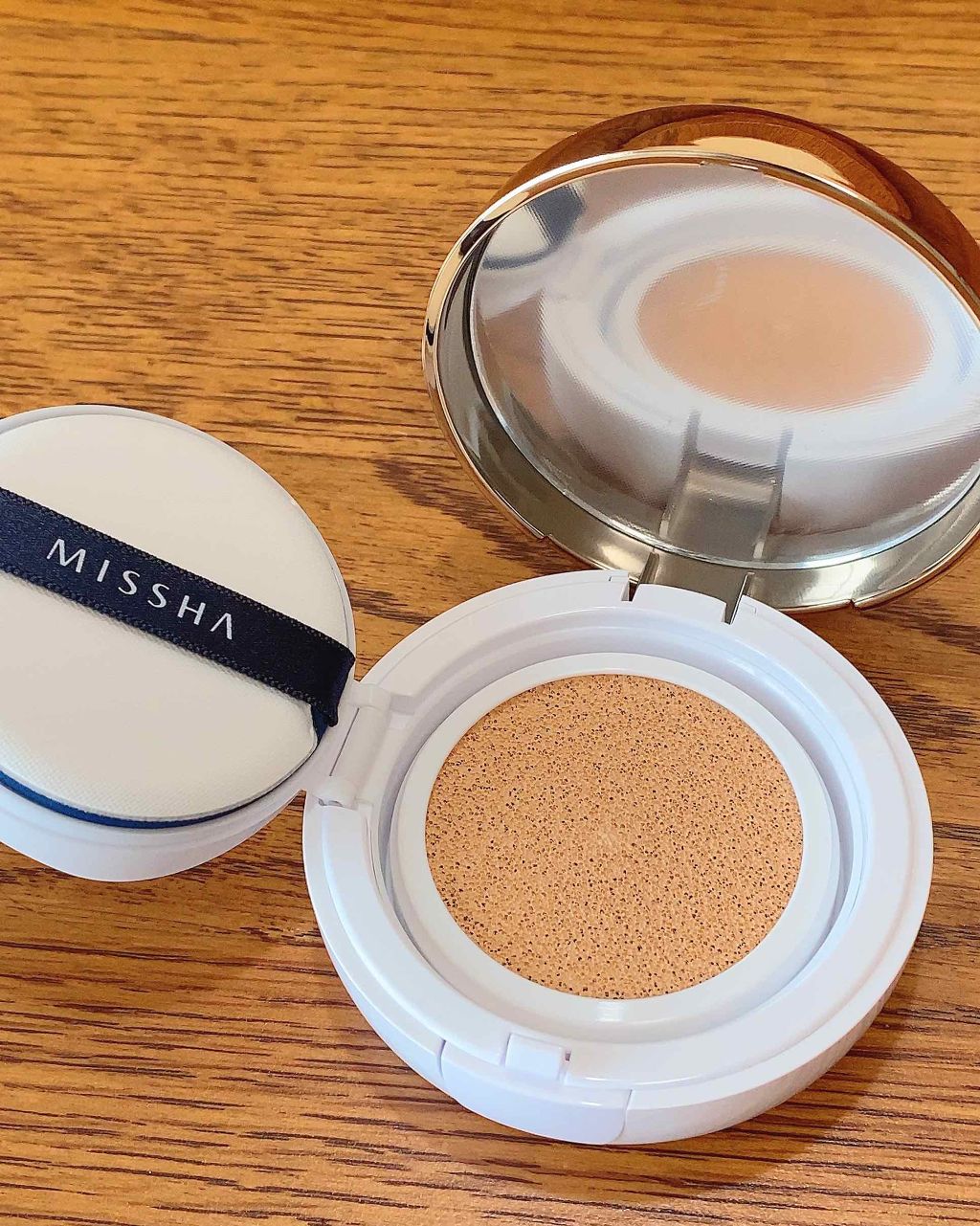 M クッション ファンデーション(モイスチャー)/MISSHA/クッションファンデーションを使ったクチコミ(3枚目)