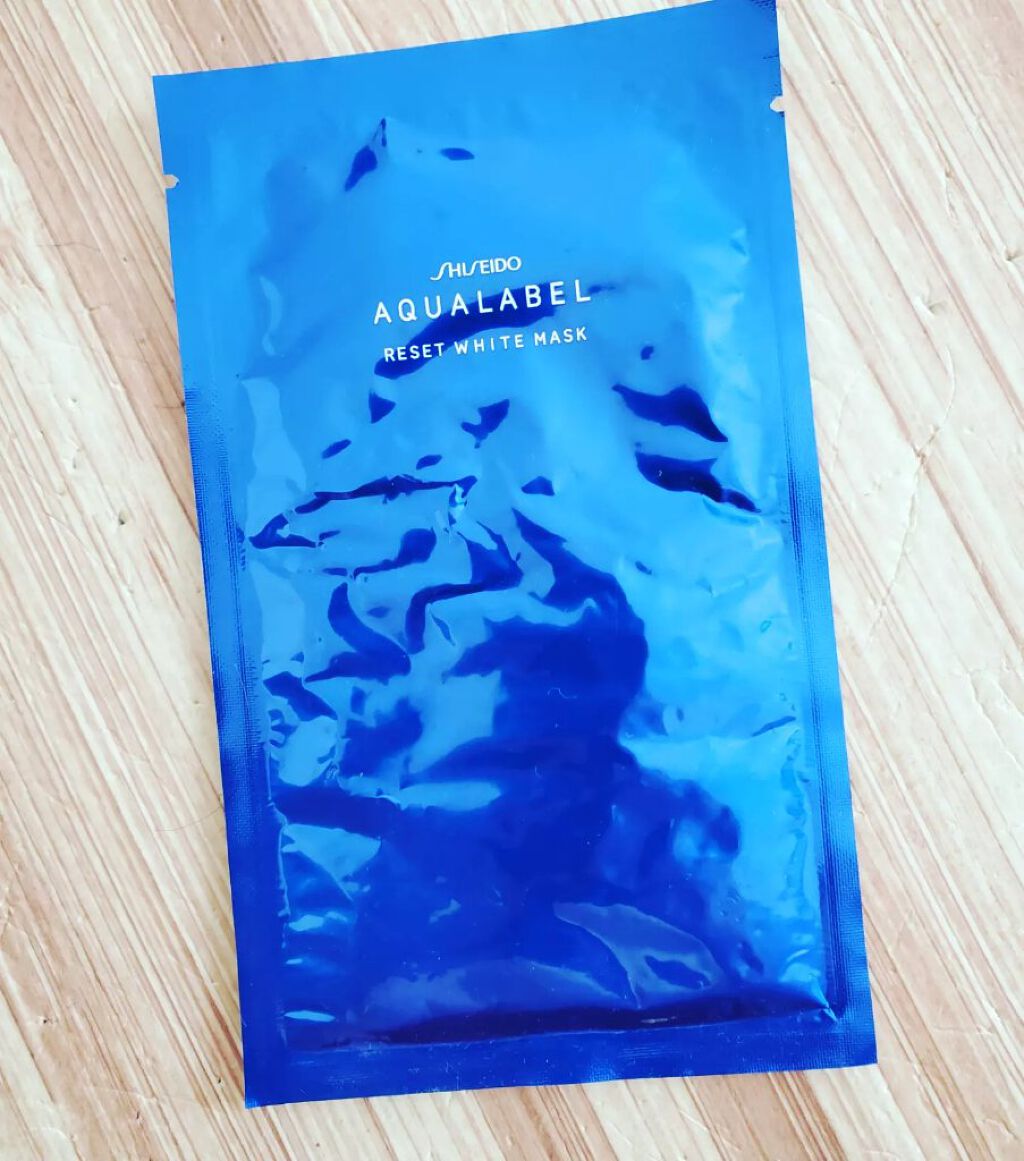 リセットホワイトマスク/アクアレーベル/シートマスク・パックを使ったクチコミ（1枚目）