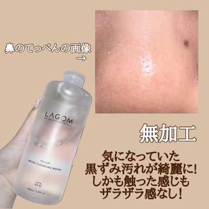 ラゴム マイクロ クレンジングウォーター/LAGOM /クレンジングウォーターを使ったクチコミ(2枚目)