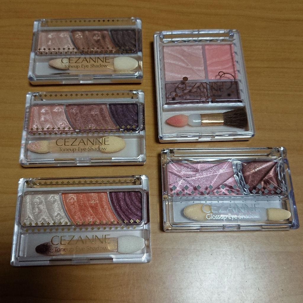 グロスアップアイシャドウ/CEZANNE/アイシャドウパレットを使ったクチコミ（1枚目）