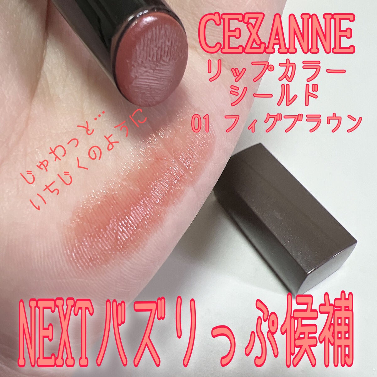 リップカラーシールド/CEZANNE/口紅を使ったクチコミ(1枚目)