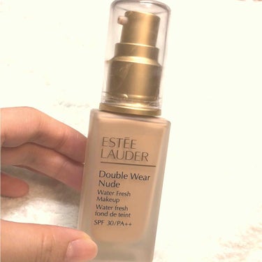 ダブル ウェア ヌード ウォーター フレッシュ メークアップ/ESTEE LAUDER/リキッドファンデーションを使ったクチコミ（1枚目）