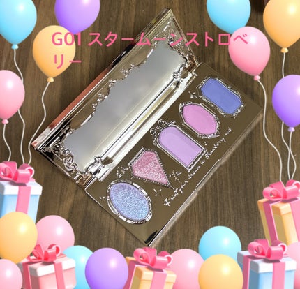 ストロベリーロココ アイシャドウパレット/FlowerKnows/アイシャドウパレットを使ったクチコミ(2枚目)