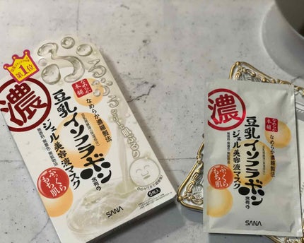 豆乳イソフラボン ジェル美容液マスク/なめらか本舗/シートマスク・パックを使ったクチコミ(1枚目)