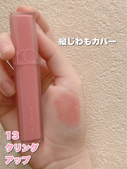 rom&nd ブラーファッジティント/rom&nd/リップティントを使ったクチコミ(4枚目)