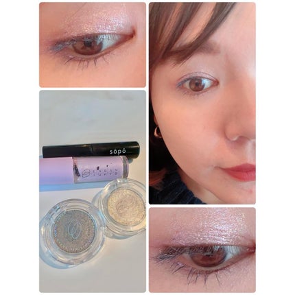 マルチグリッターカラー/ENBAN TOKYO/単色アイシャドウを使ったクチコミ(6枚目)