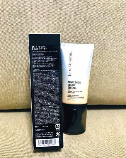 CR ディフェンス モイスチャライザー/bareMinerals/化粧下地を使ったクチコミ(1枚目)