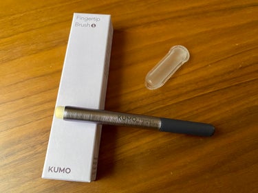 Mini Fingertip brush/KUMO/メイクブラシを使ったクチコミ（4枚目）