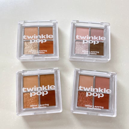 グリッターレイヤリングアイシャドウパレット/TWINKLE POP/アイシャドウパレットを使ったクチコミ(1枚目)