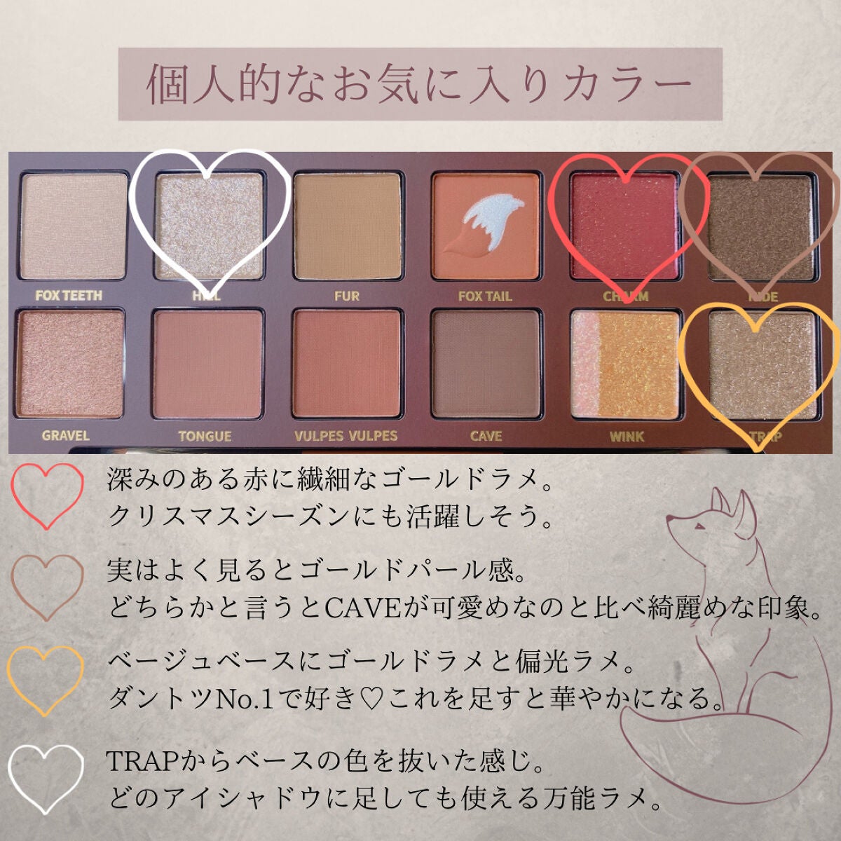 エクスプローラ12色 動物アイシャドウパレット/PERFECT DIARY/アイシャドウパレットを使ったクチコミ(3枚目)