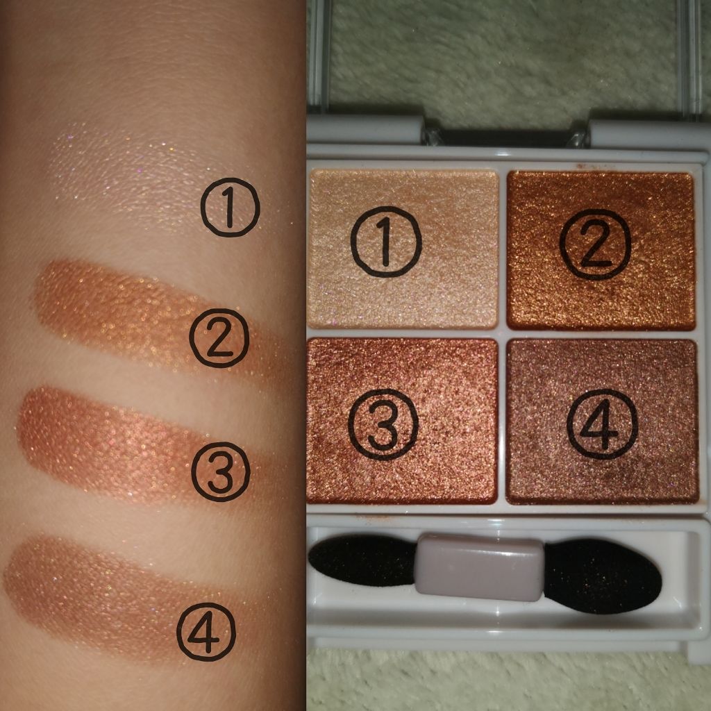 シルキースフレアイズ/キャンメイク/アイシャドウパレットを使ったクチコミ(2枚目)