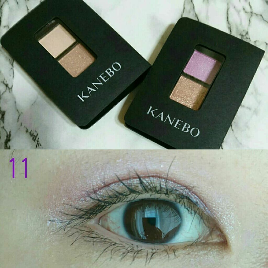 カネボウ アイカラーデュオ 11 Aura of Romance/KANEBO/アイシャドウパレットを使ったクチコミ（3枚目）