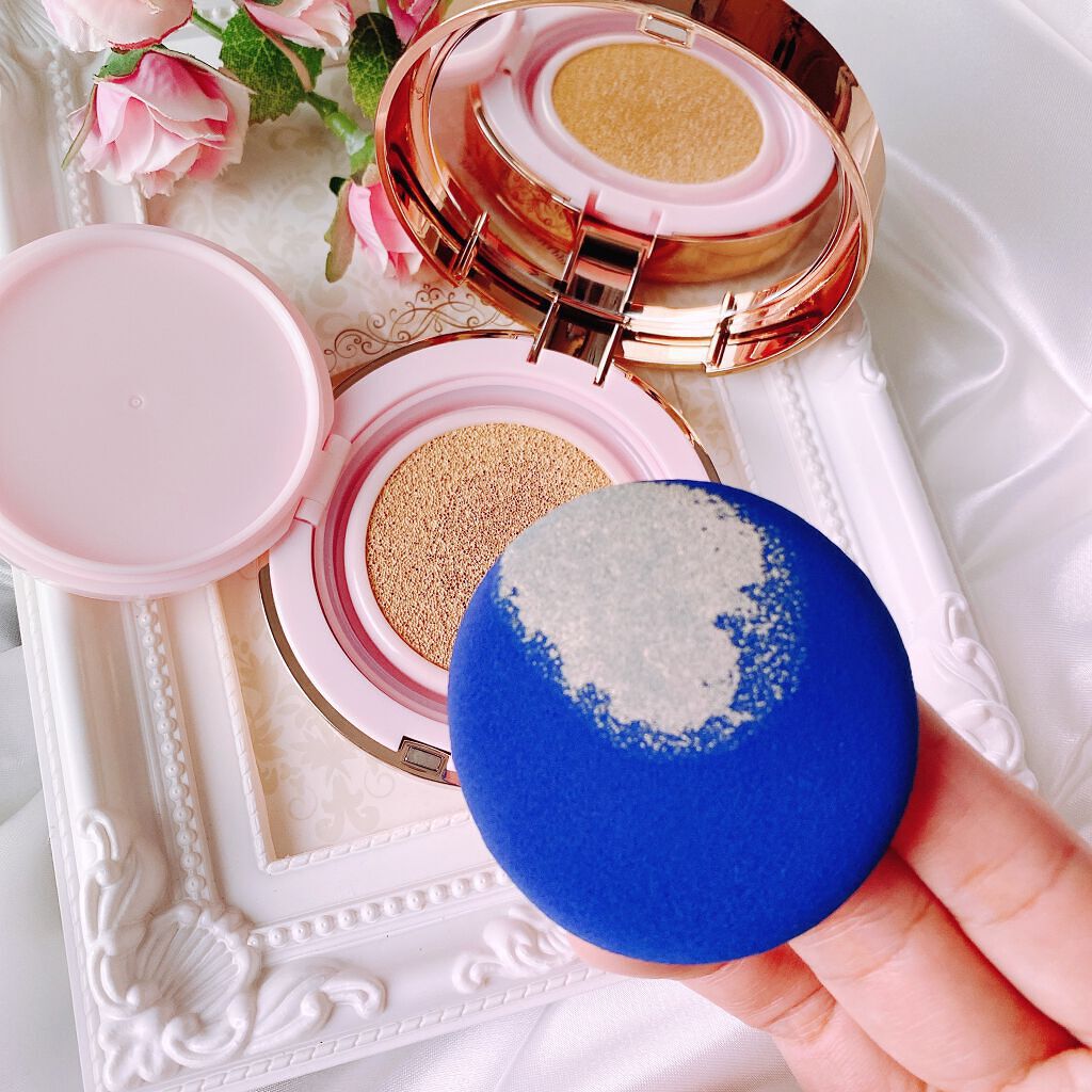 ピンクティーツリーカバークッション/APLIN/クッションファンデーションを使ったクチコミ（2枚目）