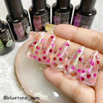 ジェリーフィッシュマグネットジェル/ネイル工房/ジェルネイルを使ったクチコミ(4枚目)