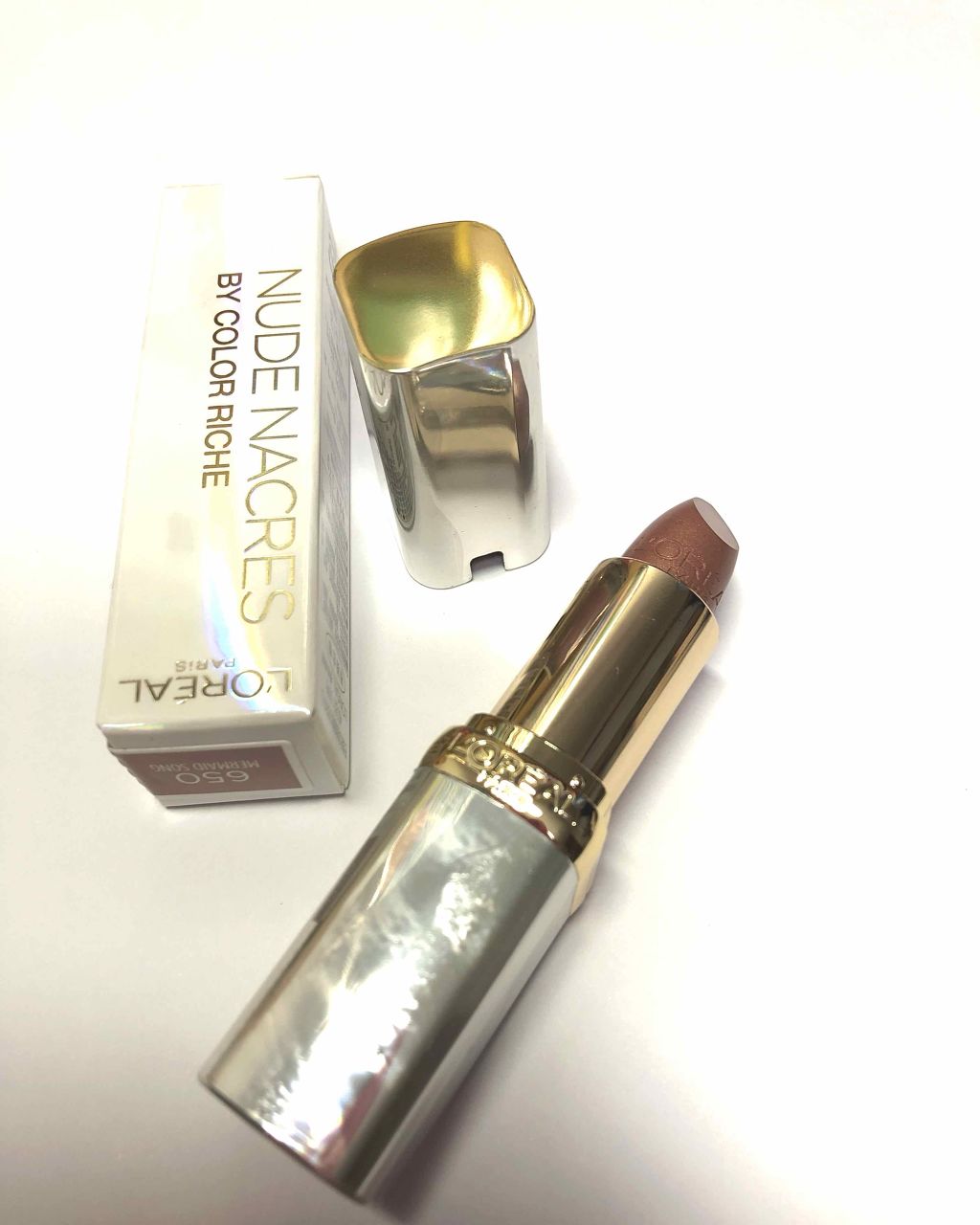 カラーリッシュ ルルージュ  ヌードナクレ コレクション/ロレアル パリ/口紅を使ったクチコミ（2枚目）